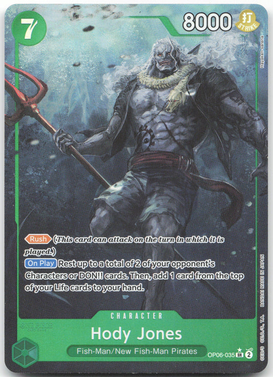 Hody Jones (035) (Alternate Art) SR Wings of the Captain OP06-035 NM