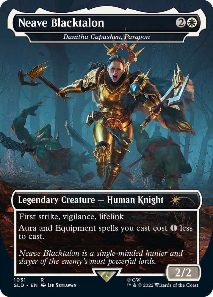 Neave Blacktalon - Danitha Capashen, Paragon (Borderless) 1031 Secret Lair Drop Series NM/M