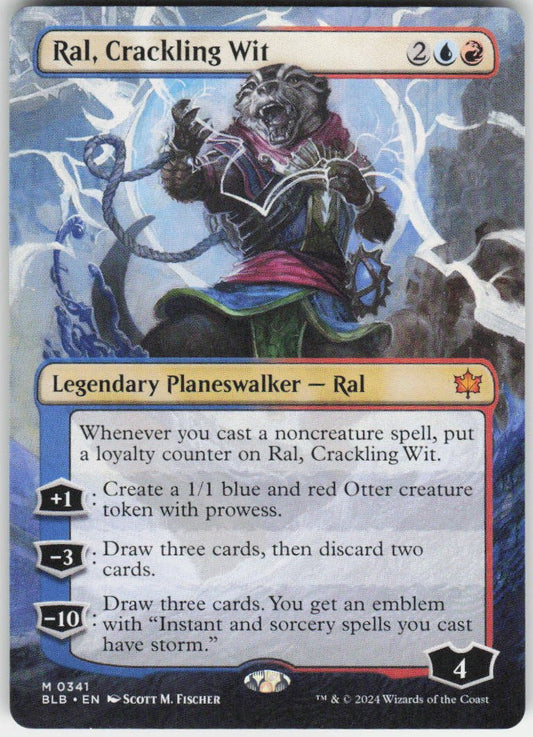 Ral, Crackling Wit (Borderless) M Bloomburrow 341 NM