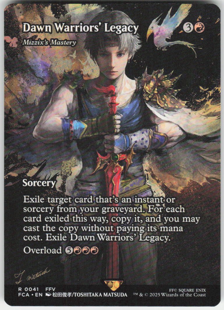 Dawn Warriors' Legacy - Mizzix's Mastery (Showcase) R FINAL FANTASY: Through the Ages 41 NM