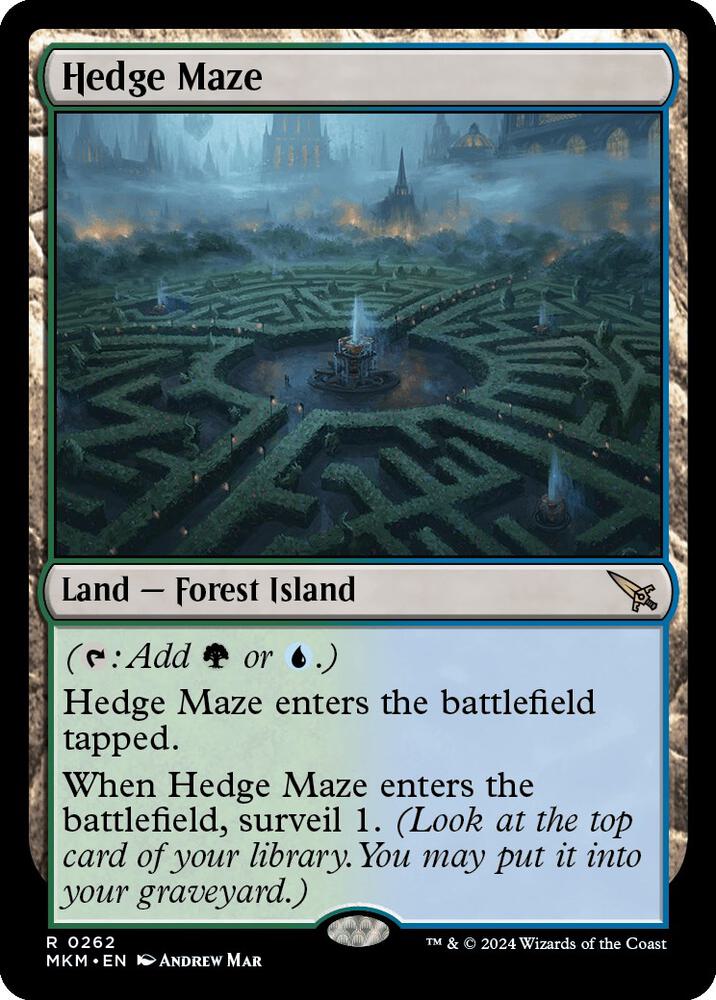 Hedge Maze 262 Rare Foil Murders at Karlov Manor NM/M