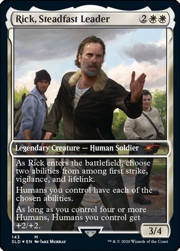 Rick, Steadfast Leader 143 Mythic Foil Secret Lair Drop Series Holo NM/M