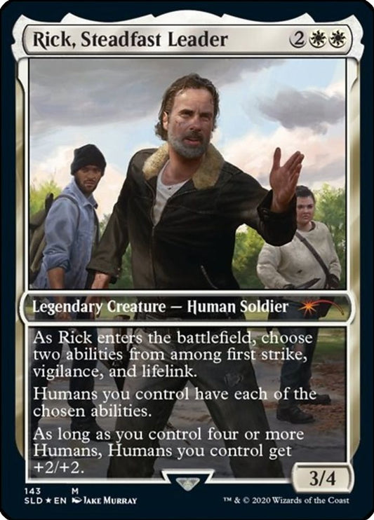 Rick, Steadfast Leader 143 Mythic Foil Secret Lair Drop Series Holo NM/M