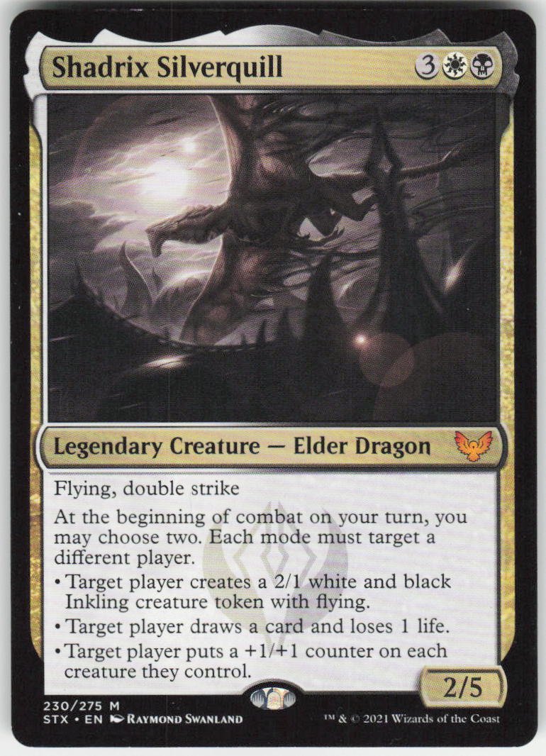 Shadrix Silverquill M Commander: Tarkir: Dragonstorm 302 NM