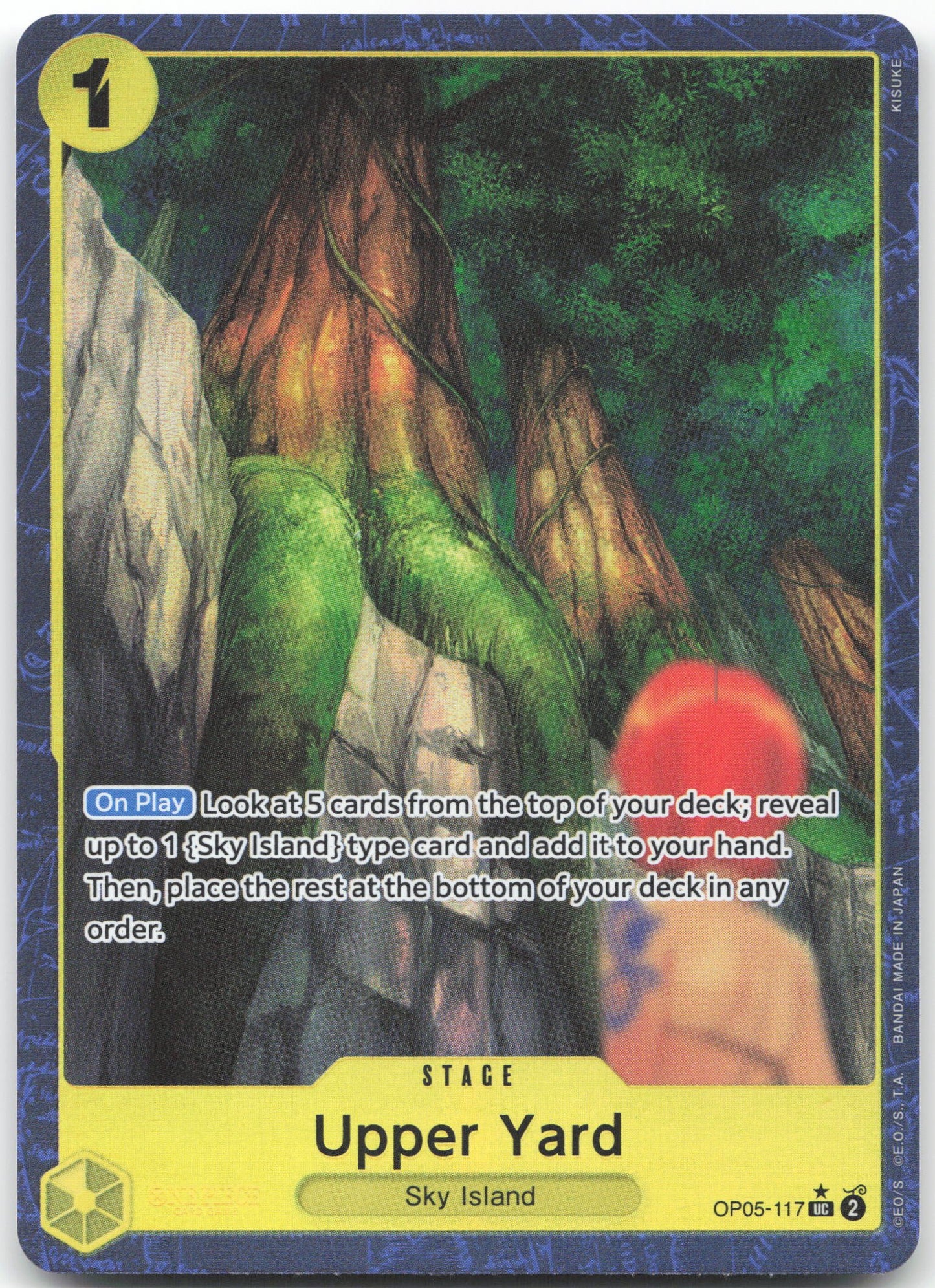 Upper Yard (Alternate Art) UC Premium Booster -The Best- OP05-117 NM