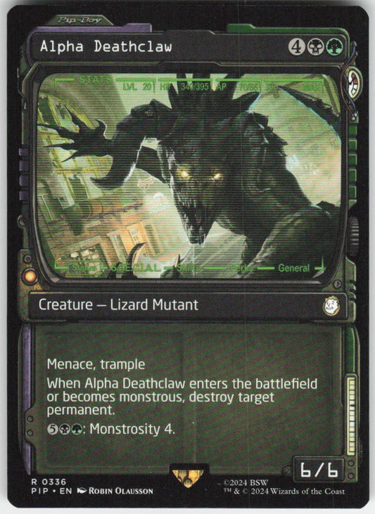 Alpha Deathclaw (Showcase) R Universes Beyond: Fallout 336 NM