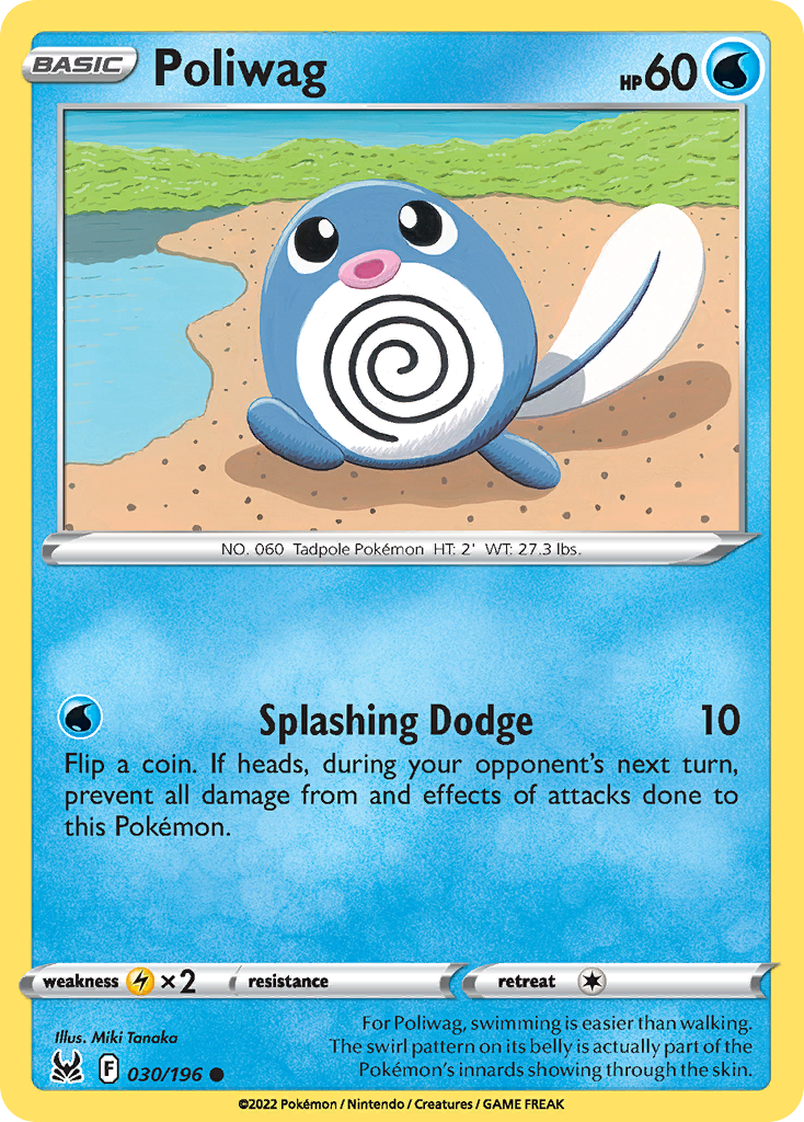 Poliwag 030/196 Common Lost Origin NM/LP