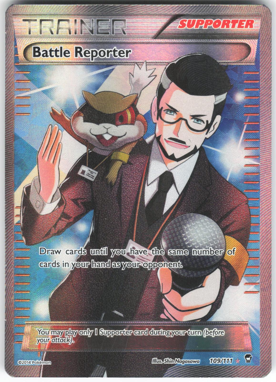 Battle Reporter 109/111 Ultra Rare Furious Fists DMG