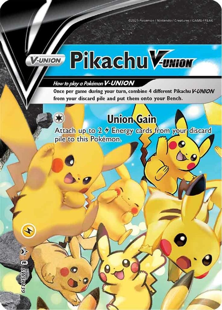 Pikachu V-Union SWSH139 Promo Sword & Shield Promo Holo NM/M
