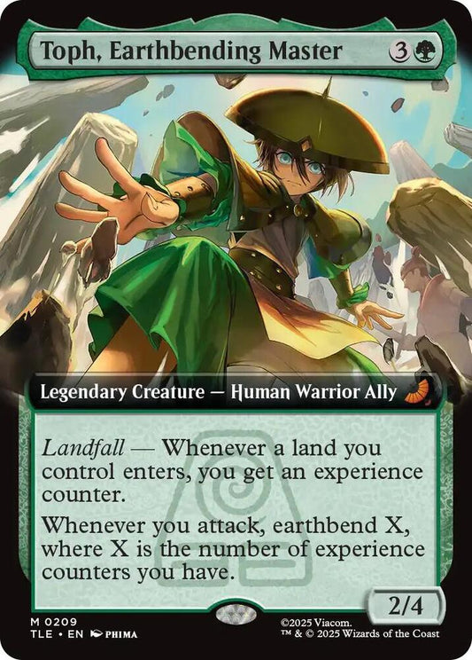 Toph, Earthbending Master (Extended Art) 209 Foil Avatar: The Last Airbender: Eternal-Legal NM/M