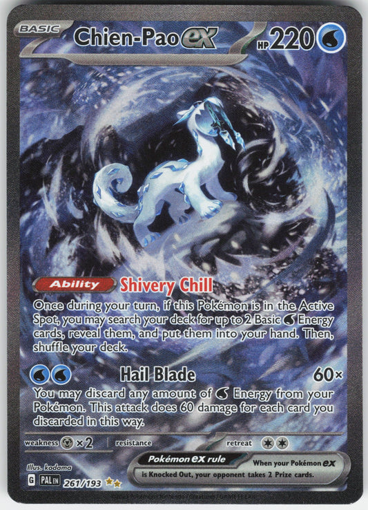 Chien-Pao ex - Special Illustration Rare SV02: Paldea Evolved 261/193 NM
