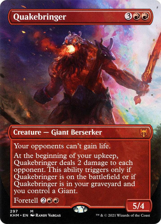 Quakebringer (Borderless) 297 Mythic Kaldheim NM/M