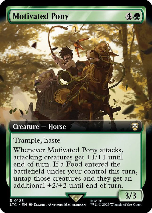 Motivated Pony (Extended Art) 125 Commander: The Lord of the Rings: Tales of Middle-earth NM/M