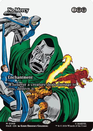 No Mercy (Borderless) 68 Mythic Marvel Universe Eternal-Legal NM/M