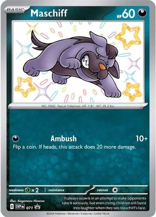 Maschiff 071 Promo Scarlet & Violet Promo Holo NM/M