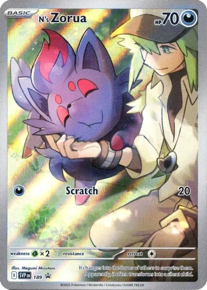 N's Zorua 189 Promo Scarlet & Violet Promo Holo NM/M