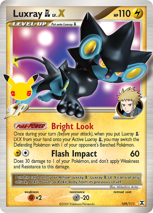 Luxray GL LV.X 109/111 Classic Collection Celebrations: Classic Collection NM/M