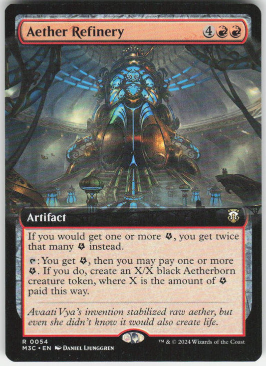 Aether Refinery (Extended Art) R Commander: Modern Horizons 3 54 NM