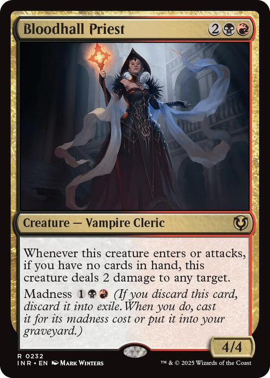 Bloodhall Priest 232 Foil Rare Innistrad Remastered NM/M