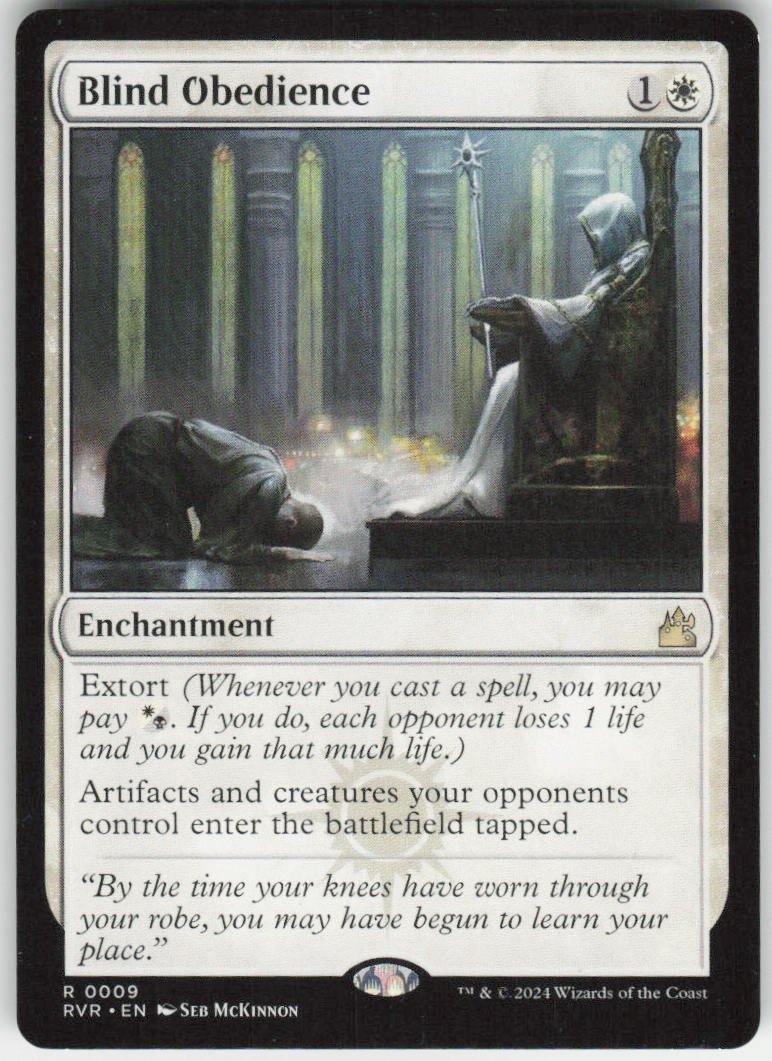 Blind Obedience R Ravnica Remastered 9 NM