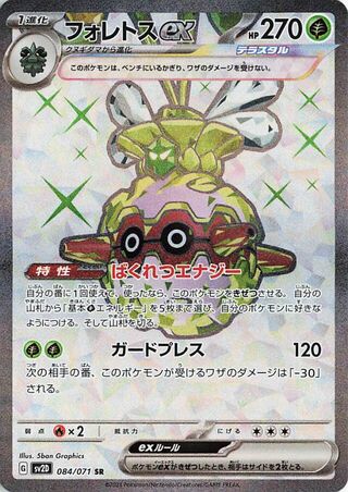Forretress EX 084/071 Super Rare Clay Burst NM/M