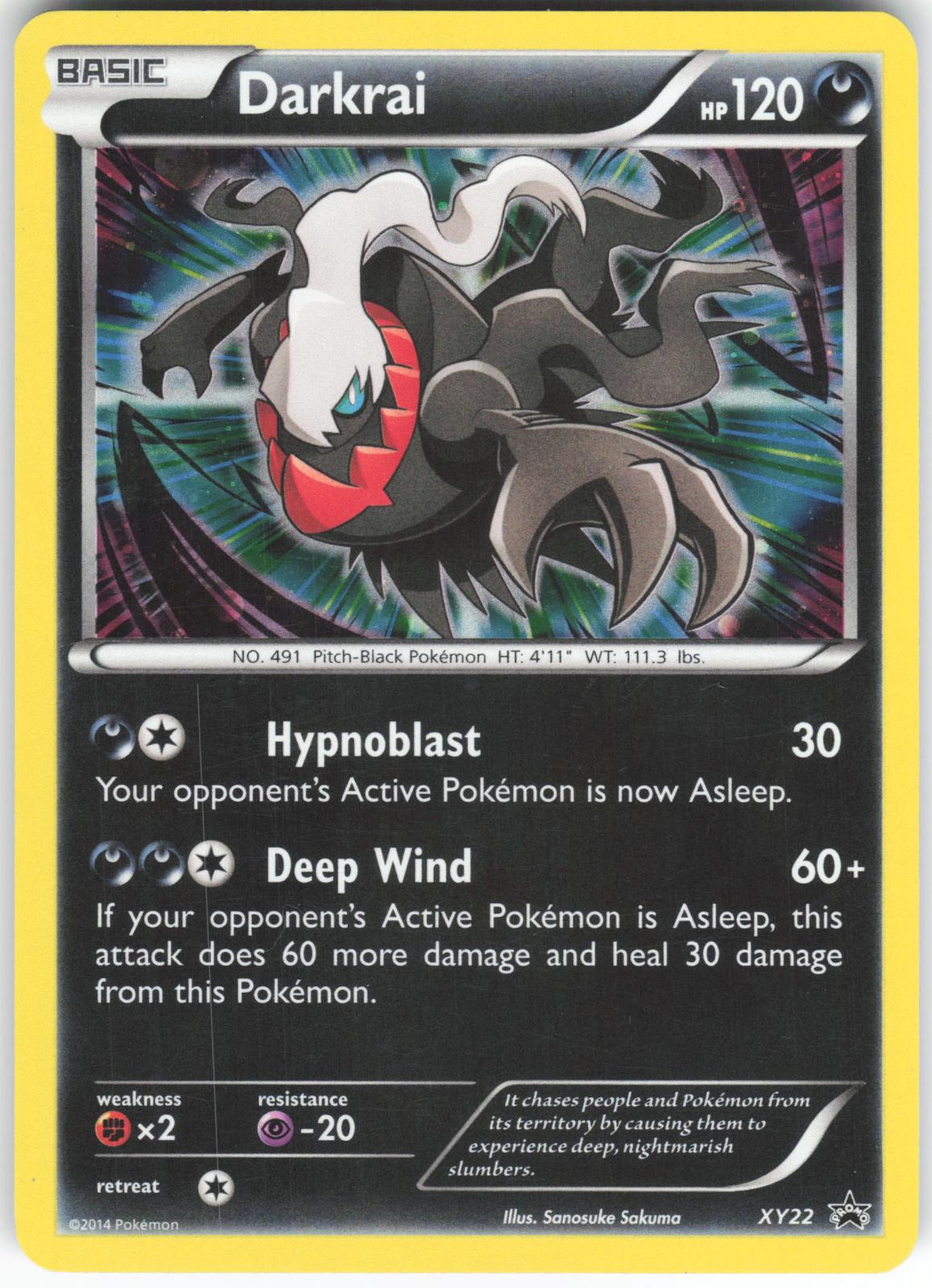 Darkrai XY22 Promo XY Promo Holo LP