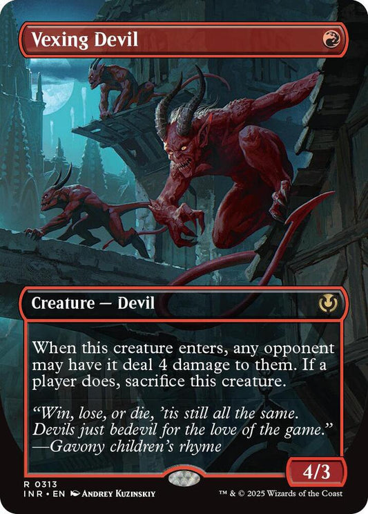 Vexing Devil (Borderless) 313 Rare Innistrad Remastered NM/M