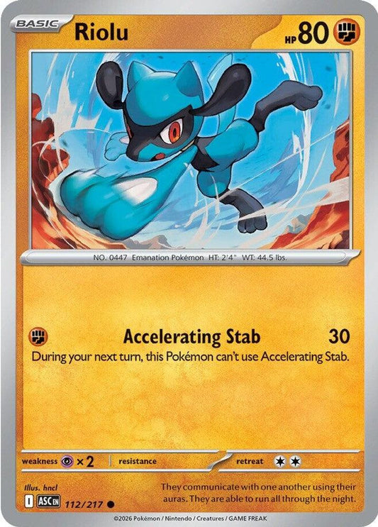 Riolu 112/217 Common Ascended Heroes NM/M
