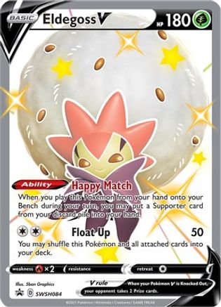 Eldegoss V SWSH084 Promo Sword & Shield Promo Holo NM/M