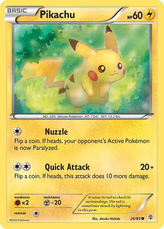 Pikachu 26/83 Common Generations NM/M