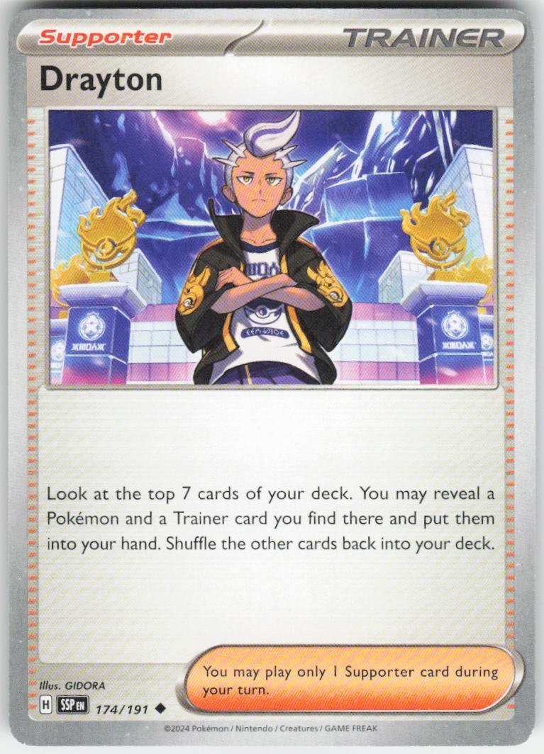 Drayton - Uncommon SV08: Surging Sparks 174/191 NM