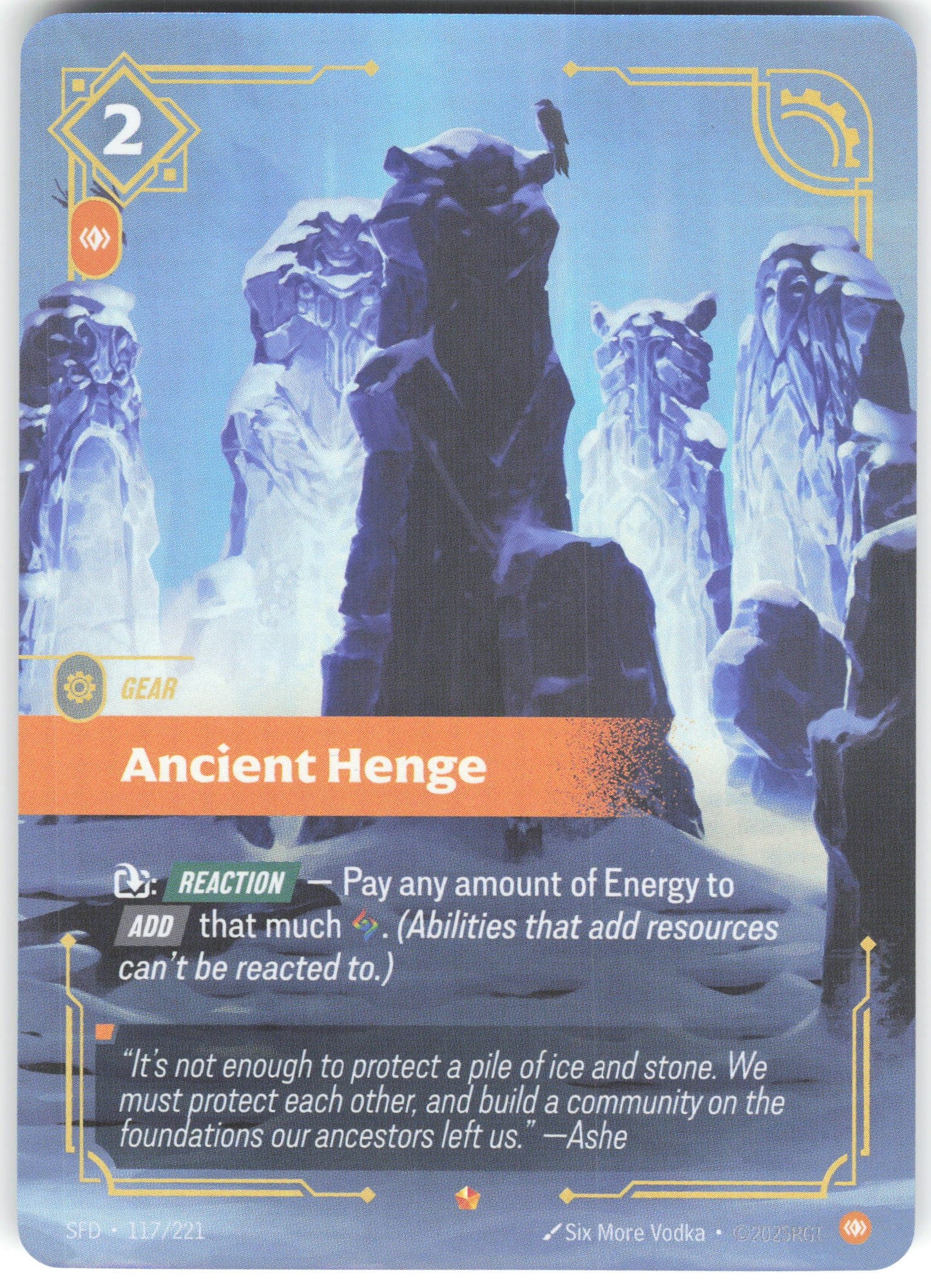 Ancient Henge Epic Spiritforged 117/221 NM