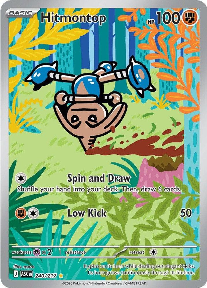 Hitmontop 240/217 Illustration Rare Ascended Heroes NM/M