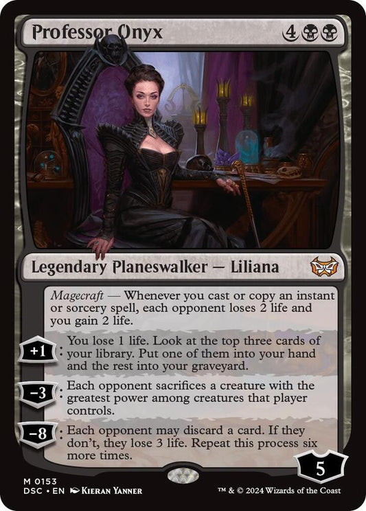 Professor Onyx 153 Mythic Commander: Duskmourn: House of Horror NM/M