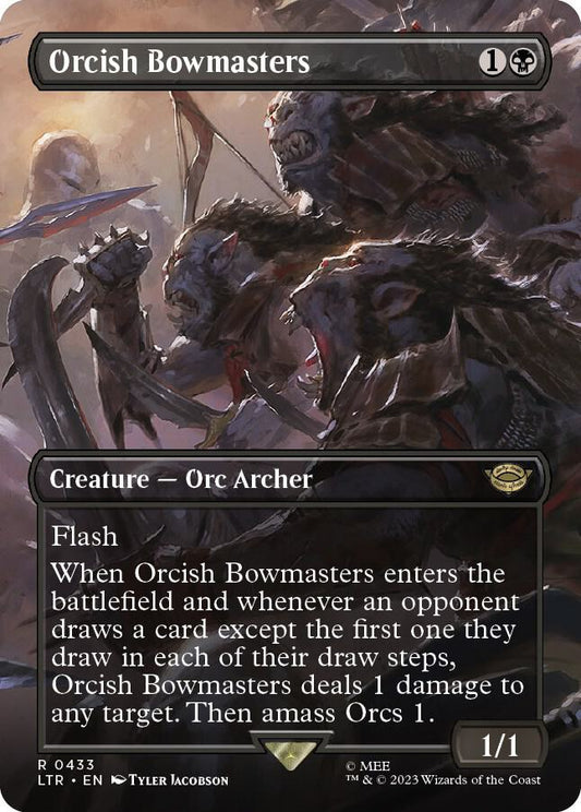 Orcish Bowmasters (Borderless) 433 Foil Universes Beyond: The Lord of the Rings: Tales of Middle-earth NM/M