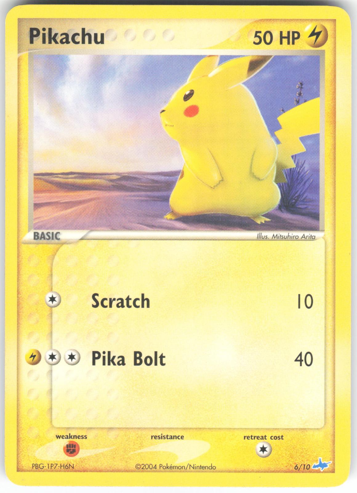 Pikachu 6/10 EX Trainer Kit Latios LP*