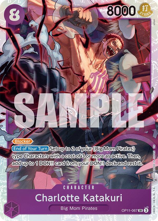 Charlotte Katakuri (067) OP11-067 Super Rare A Fist of Divine Speed NM/M