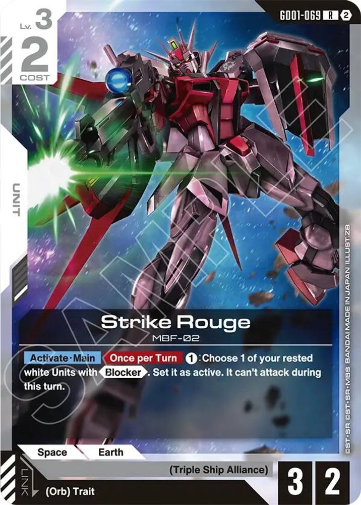 Strike Rouge GD01-069 R Deck Build Box Freedom Ascension NM/M