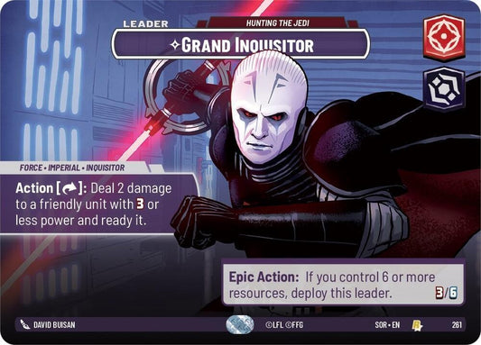 Grand Inquisitor - Hunting the Jedi (Showcase) 261 Foil Spark of Rebellion NM/M