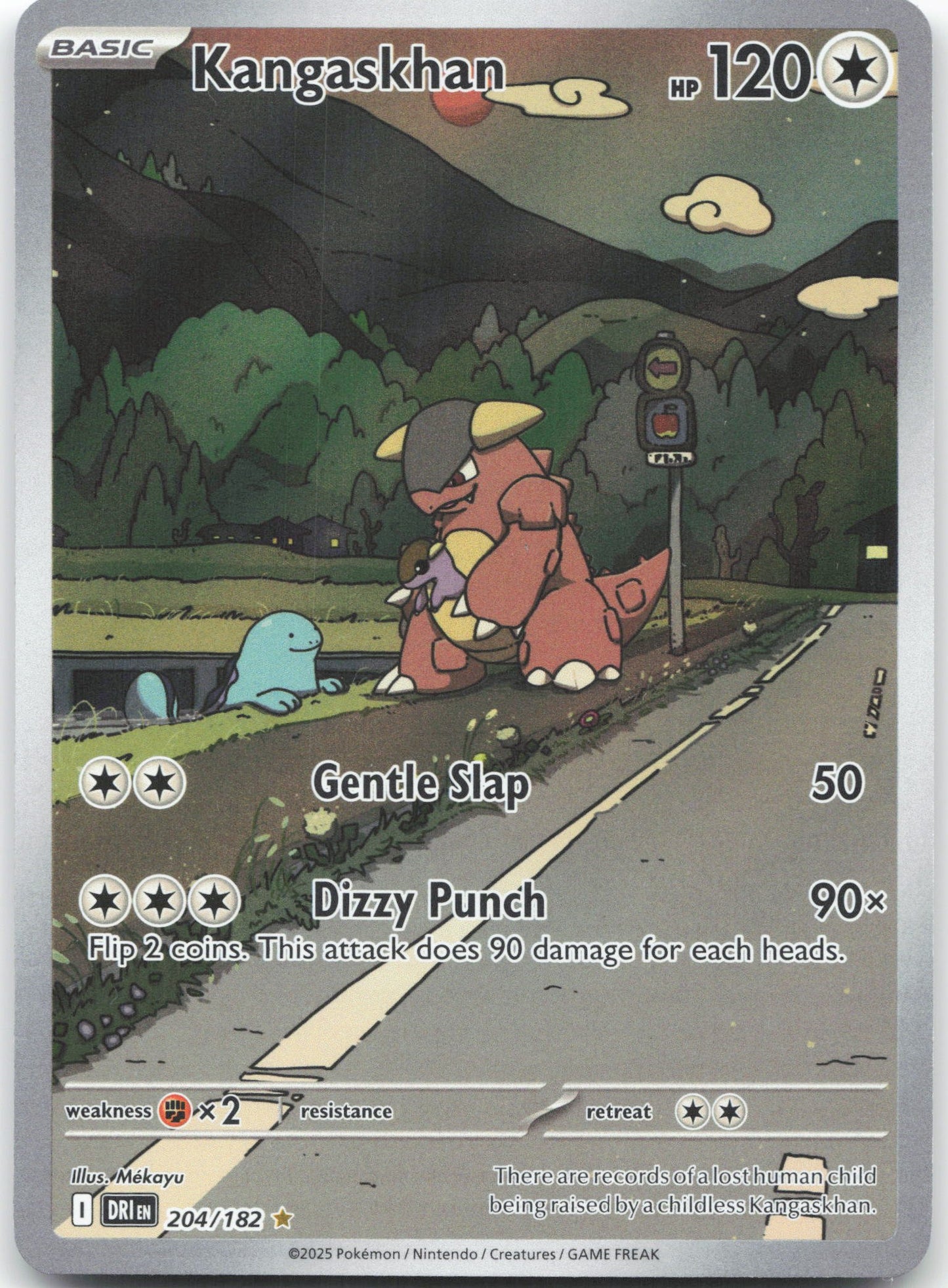 Kangaskhan - Illustration Rare SV10: Destined Rivals 204/182 NM