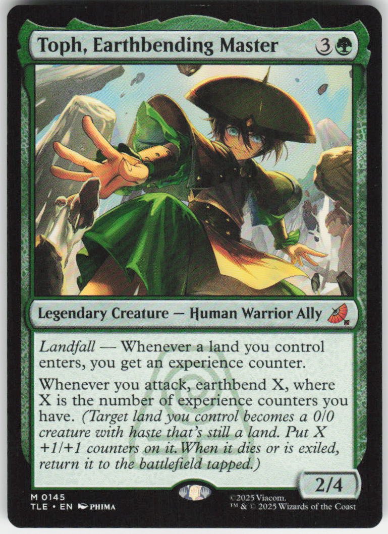 Toph, Earthbending Master M Avatar: The Last Airbender: Eternal-Legal 145 NM