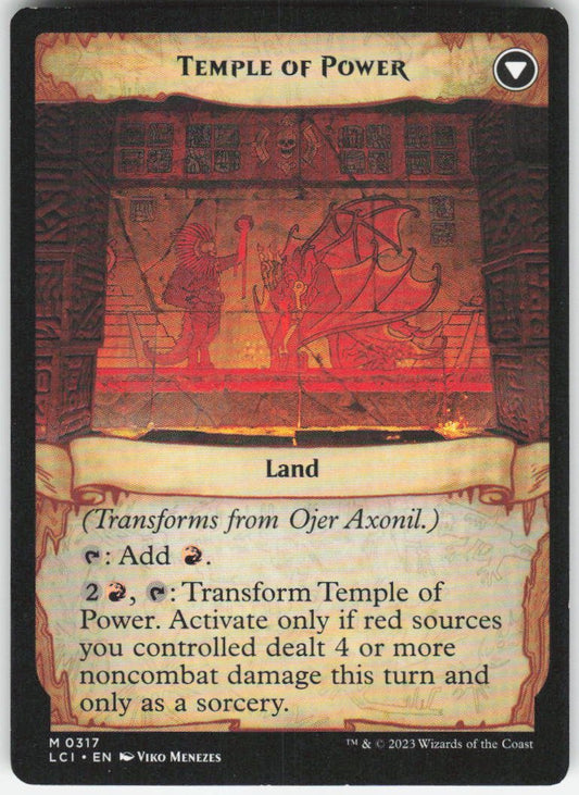 Ojer Axonil, Deepest Might (Showcase) M The Lost Caverns of Ixalan 317 NM (Back)