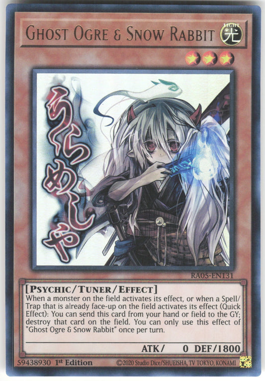 Ghost Ogre & Snow Rabbit Ultra Rare Rarity Collection 5 RA05-EN131 NM