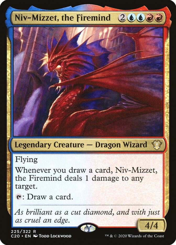 Niv-Mizzet, the Firemind 225 Rare Commander 2020 NM/M