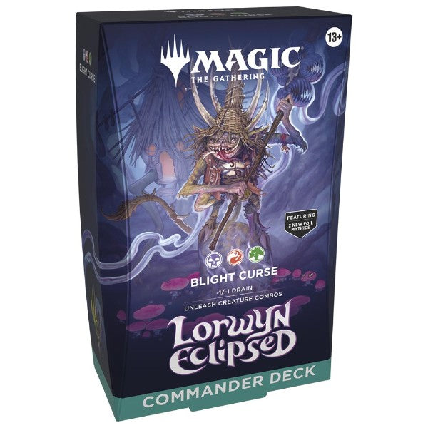 PREORDER: Magic: The Gathering | Lorwyn Eclipsed - Commander Decks - Blight Curse