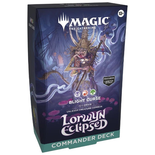PREORDER: Magic: The Gathering | Lorwyn Eclipsed - Commander Decks - Blight Curse