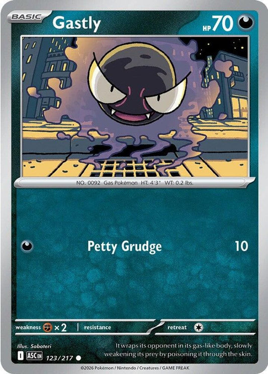 Gastly 123/217 Common Ascended Heroes NM/M
