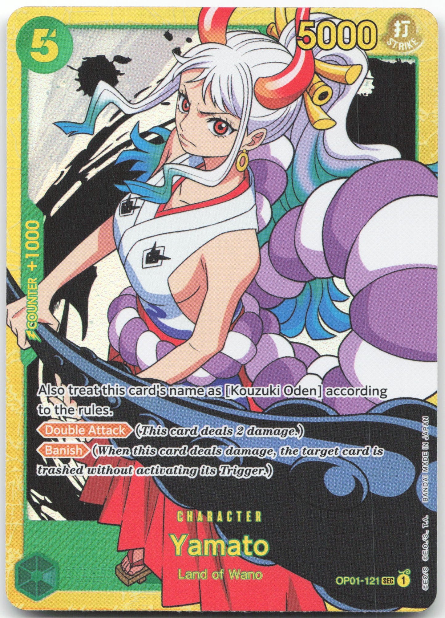 Yamato SEC Romance Dawn OP01-121 NM