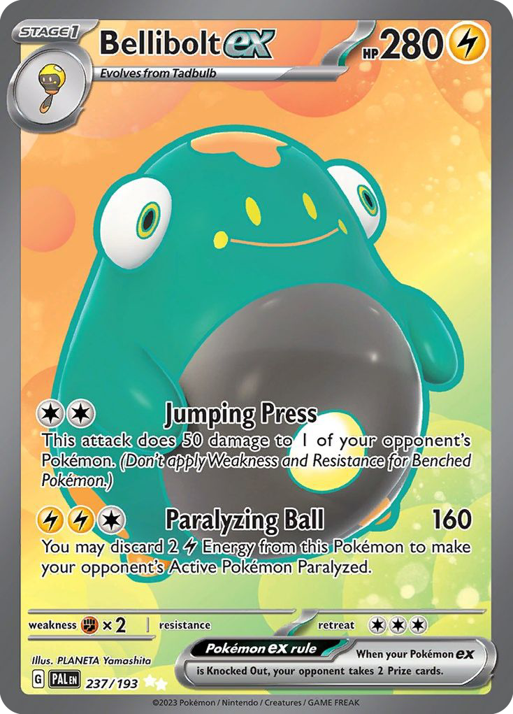 Bellibolt ex 237/193 Ultra Rare Paldea Evolved NM/M