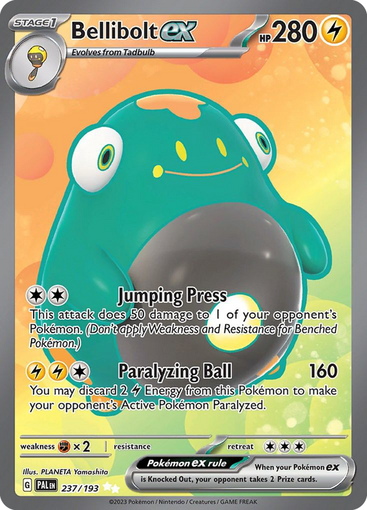 Bellibolt ex 237/193 Ultra Rare Paldea Evolved NM/M